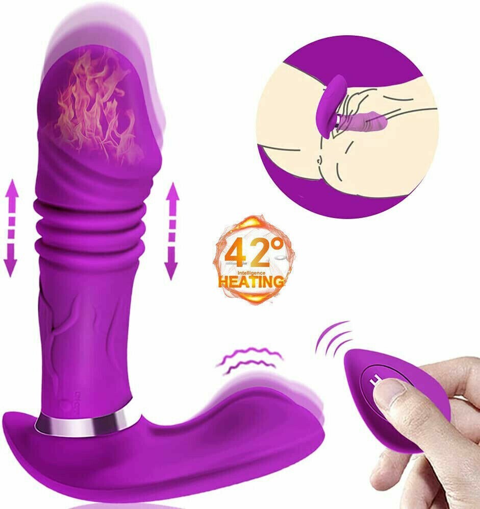 Remote Control Heating & Vibrating Personal Massager – 42°C Heating, 7 Vibration Modes