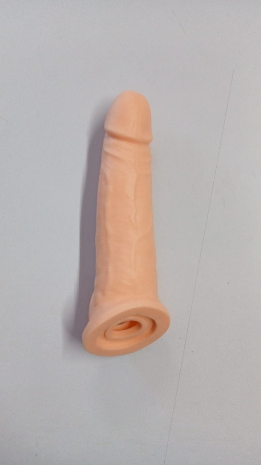 Premium Realistic Silicone Penis Sleeve Extender – Reusable Soft Sleeve for Enhanced Comfort