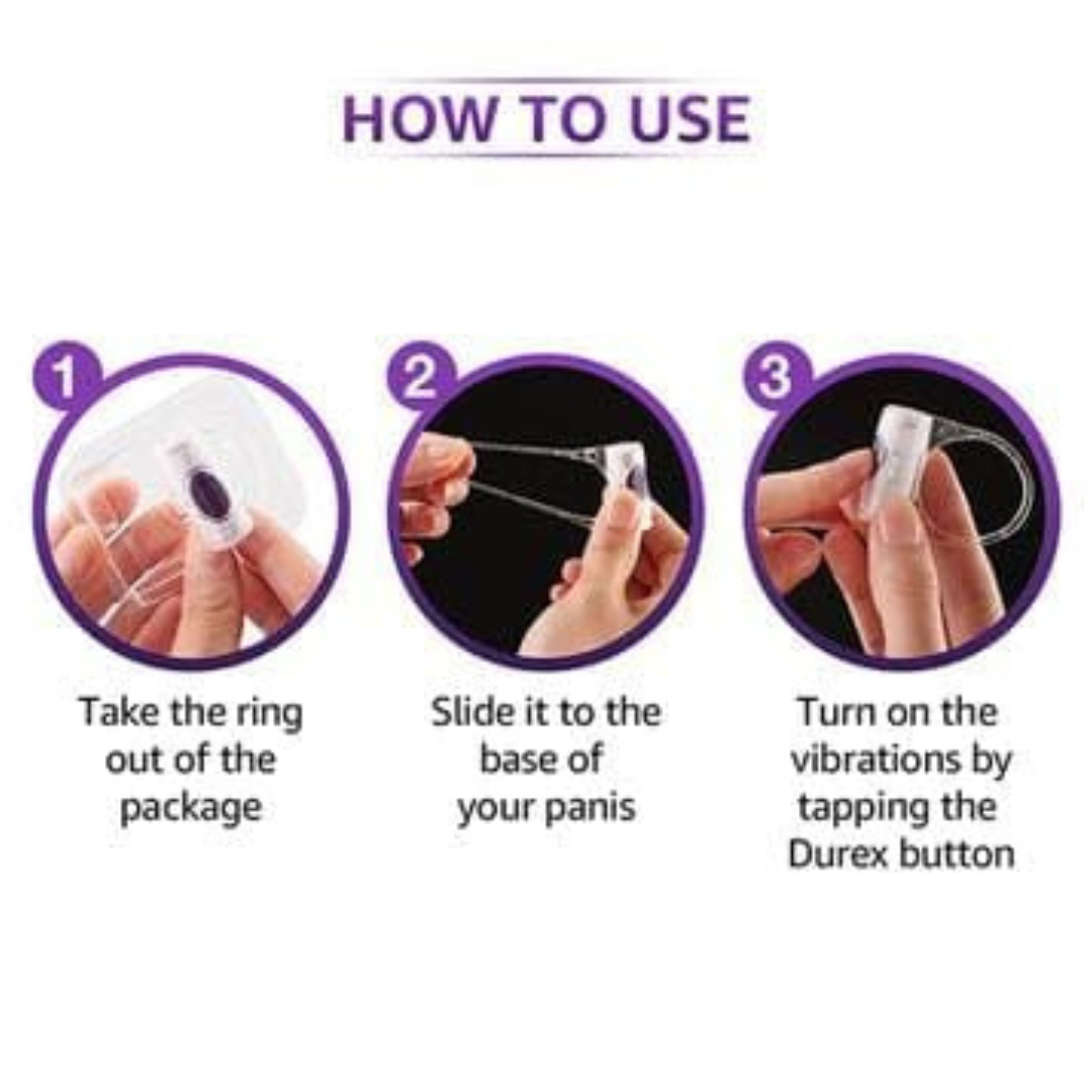 AdultsNeed Ting-Tong Rechargeable Vibrating Ring | 10 Vibration Modes | Soft Silicone | Waterproof | USB Rechargeable
