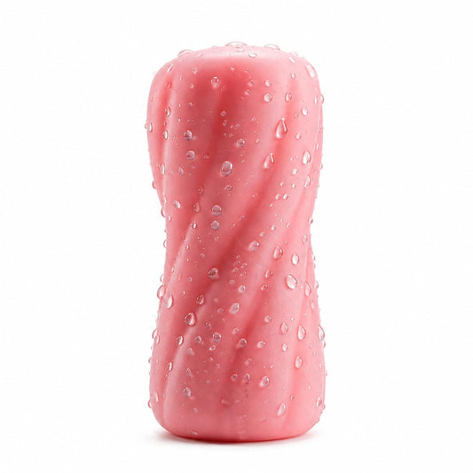 PinK Silicone Male Stroker Sleeve – Soft Textured Personal Wellness Sleeve