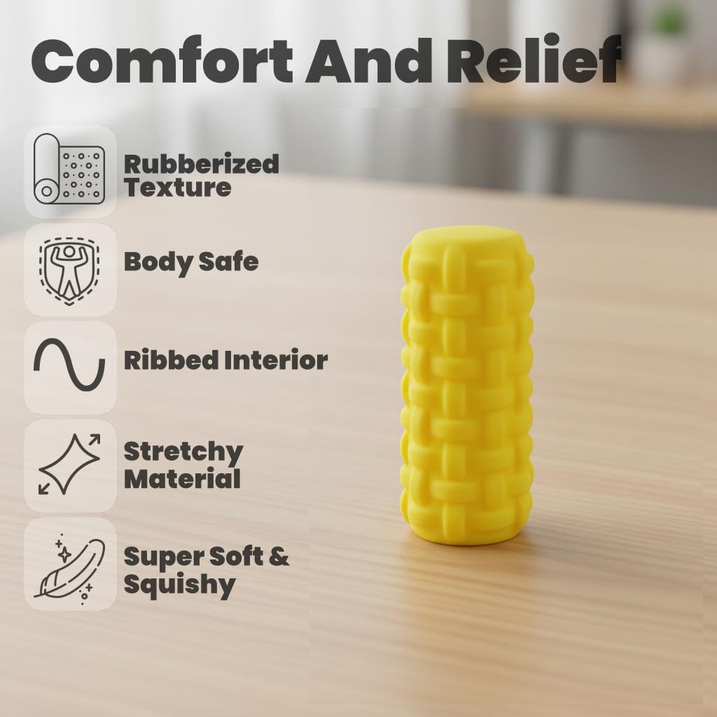 Textured Silicone Male Stroker Sleeve – Reusable Personal Wellness Sleeve