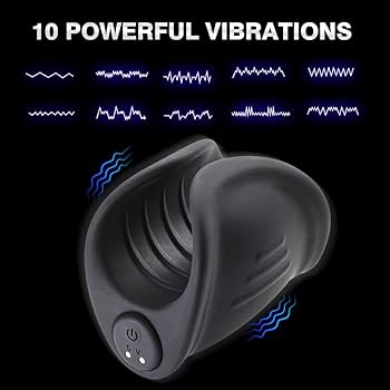 Rechargeable Vibrating Sleeve for Men | 10 Vibration Modes | Soft Silicone | Waterproof | USB Rechargeable