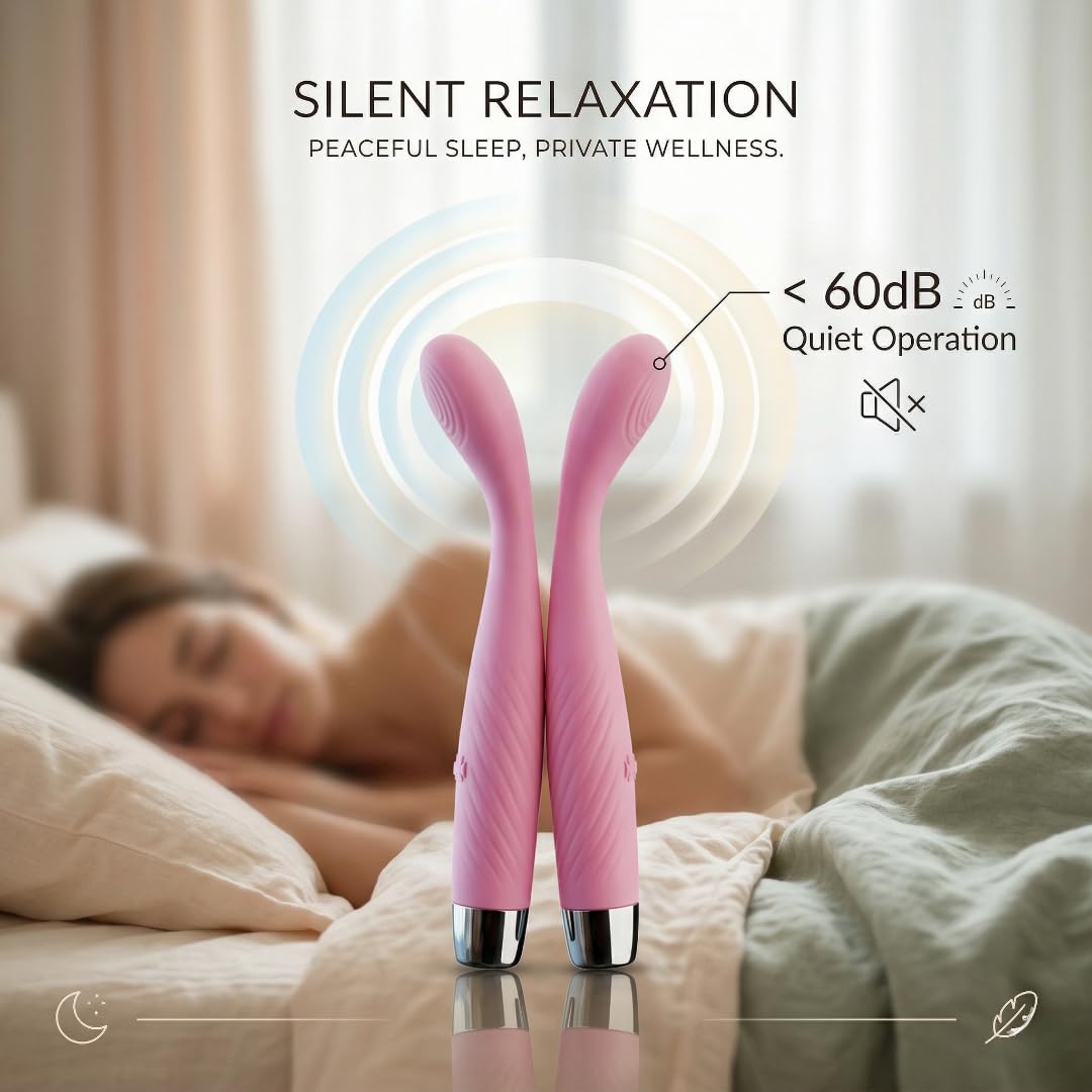 Rechargeable G-Spot Vibrator – USB Rechargeable Silicone Personal Massager with Multiple Vibration Modes