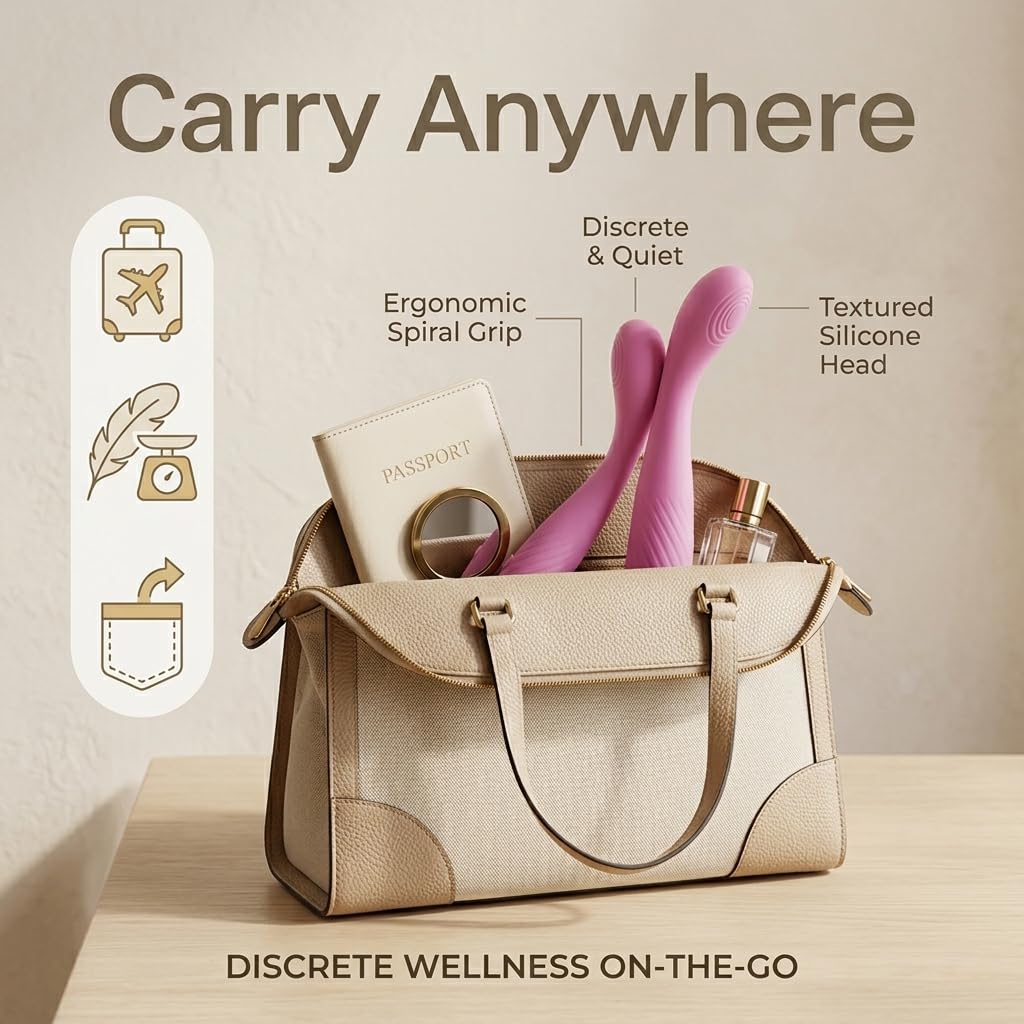 Rechargeable G-Spot Vibrator – USB Rechargeable Silicone Personal Massager with Multiple Vibration Modes