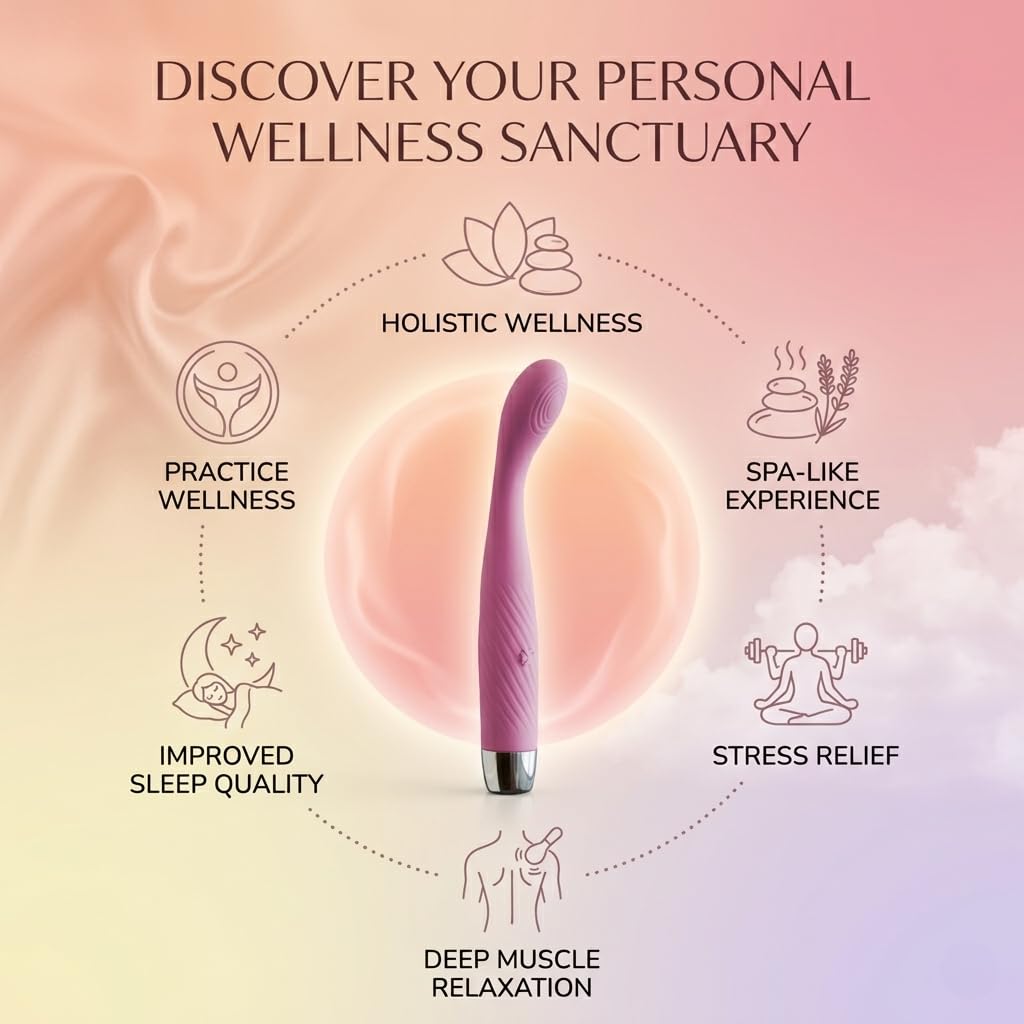 Rechargeable G-Spot Vibrator – USB Rechargeable Silicone Personal Massager with Multiple Vibration Modes