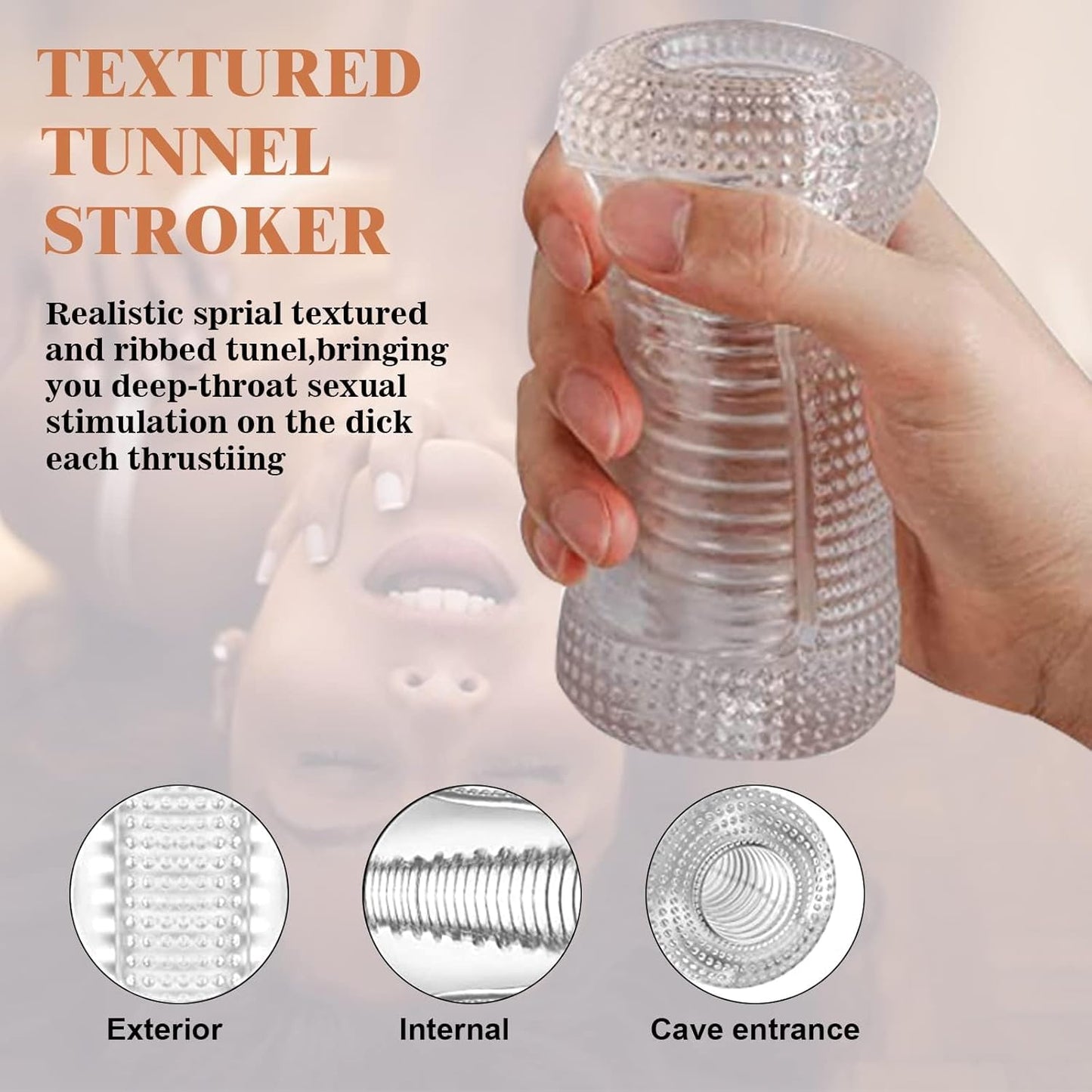 Dual-Ended Reusable Silicone Male Stroker Sleeve – Ultra Soft Textured Personal Wellness Sleeve