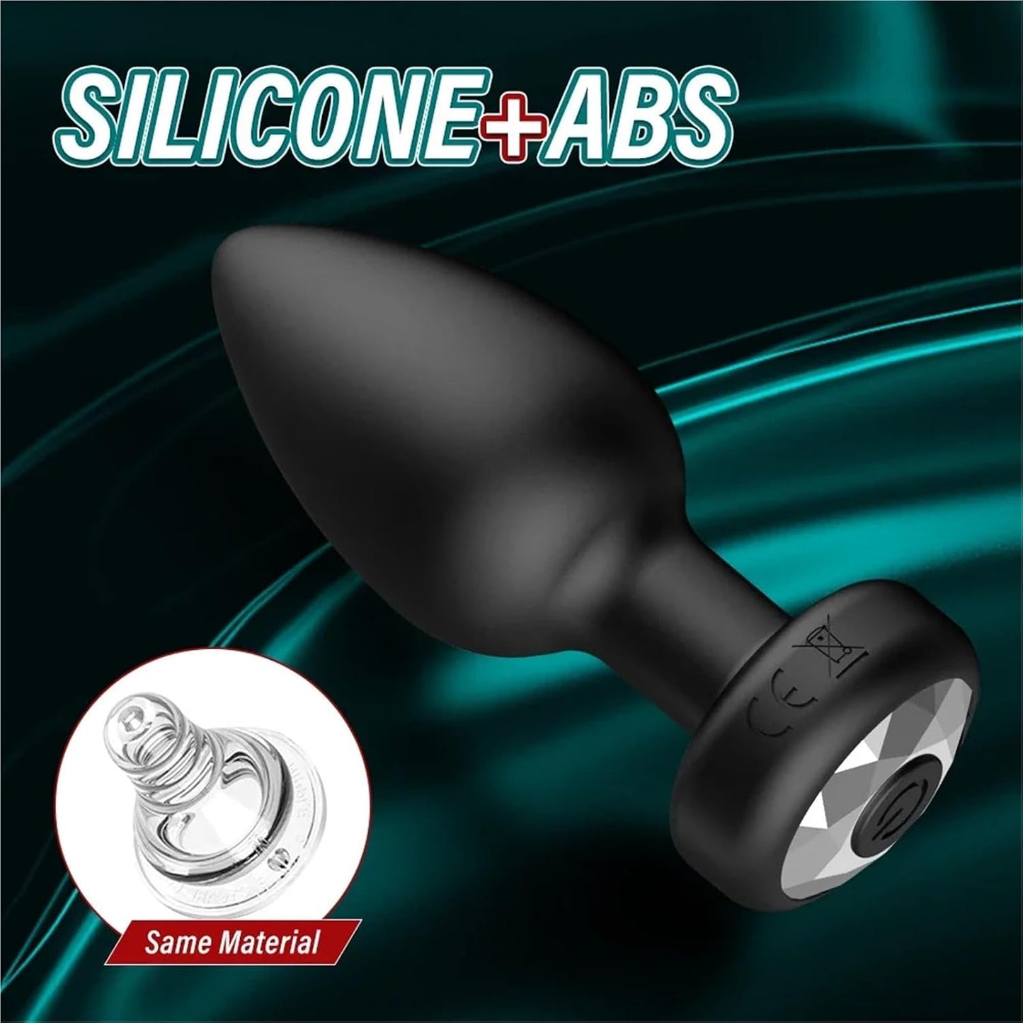 Remote Control Rechargeable Vibrating Butt Plug | 10 Vibration Modes | Waterproof Silicone | USB Rechargeable | Black