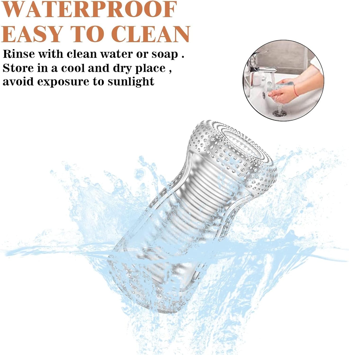 Dual-Ended Reusable Silicone Male Stroker Sleeve – Ultra Soft Textured Personal Wellness Sleeve