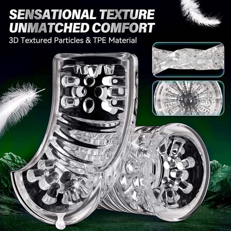 Auto Rotating & Thrusting Rechargeable Male Stroker | 7 Thrusting Modes | USB Rechargeable | Textured Sleeve | AdultsNeed