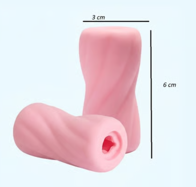 PinK Silicone Male Stroker Sleeve – Soft Textured Personal Wellness Sleeve