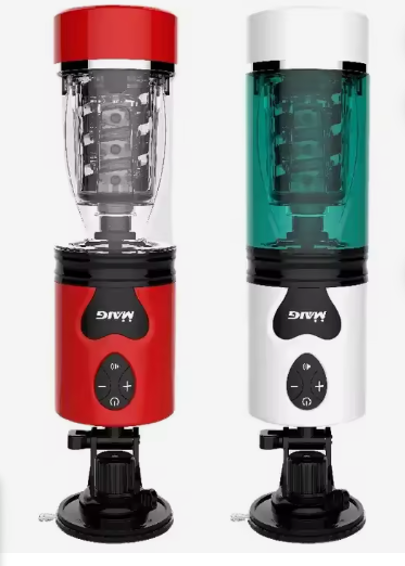 Automatic Rechargeable Male Masturbator with Suction Base & Multi-Mode Stimulation