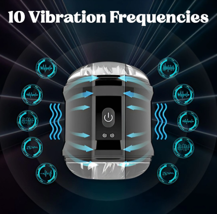 Automatic Rechargeable Male Masturbator Cup – Textured Sleeve with Multi-Mode Vibration