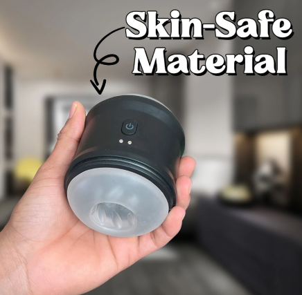 Automatic Rechargeable Male Masturbator Cup – Textured Sleeve with Multi-Mode Vibration