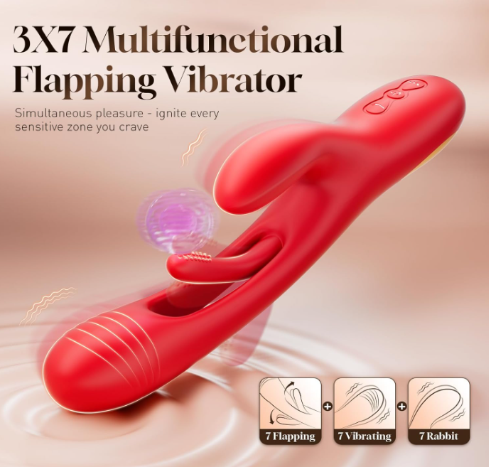 Zenova Rabbit Vibrator – Dual Stimulation Personal Massager with 10 Vibration Modes