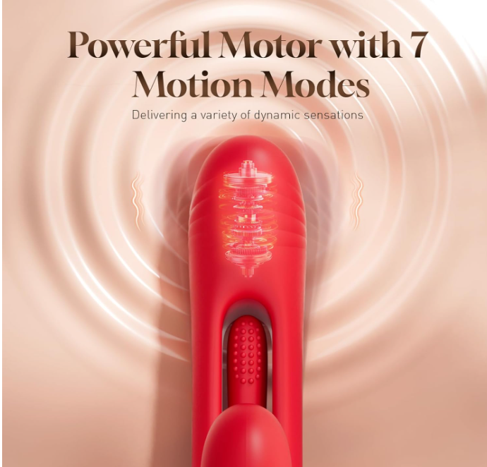Zenova Rabbit Vibrator – Dual Stimulation Personal Massager with 10 Vibration Modes