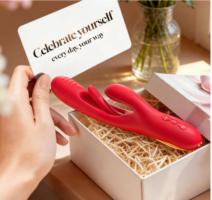 Zenova Rabbit Vibrator – Dual Stimulation Personal Massager with 10 Vibration Modes