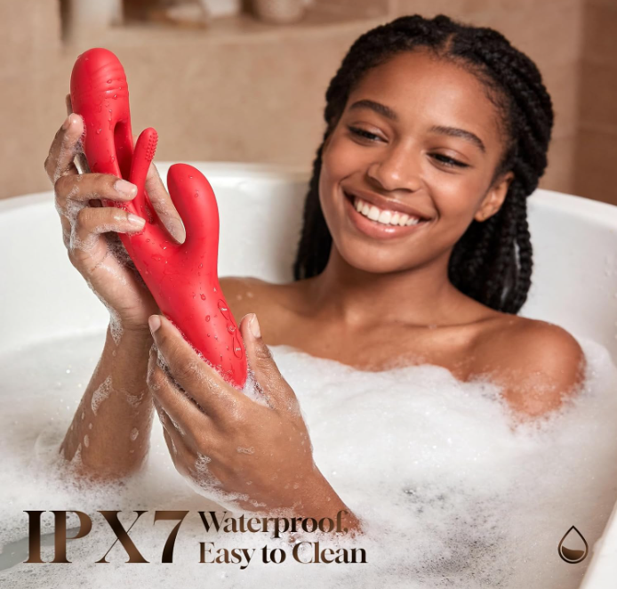 Zenova Rabbit Vibrator – Dual Stimulation Personal Massager with 10 Vibration Modes