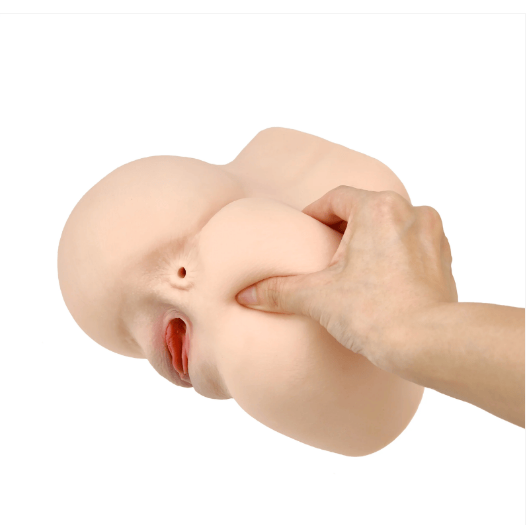 Premium Dual Entry Silicone Male Masturbator | Soft Body-Safe Material | Realistic Texture | Reusable Adult Wellness Accessory