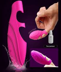 Pink Finger Sleeve Personal Massager | Ultra Quiet & Waterproof | Adult Wellness