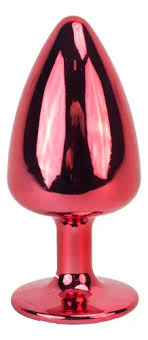 Premium Red Metal Personal Wellness Plug | Compact & Elegant Design