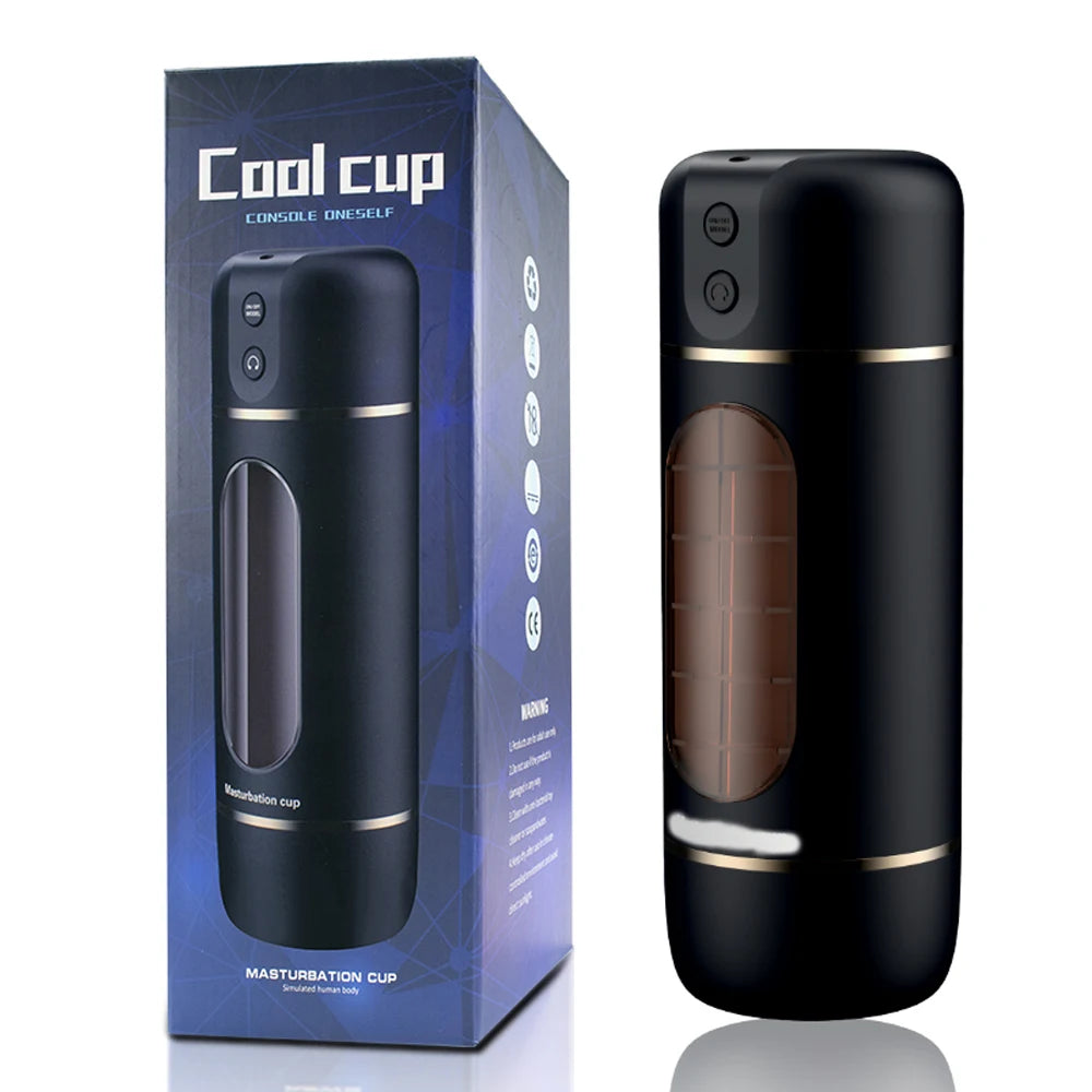 Rechargeable Automatic Male Masturbator with Voice Interaction & Adjustable Modes